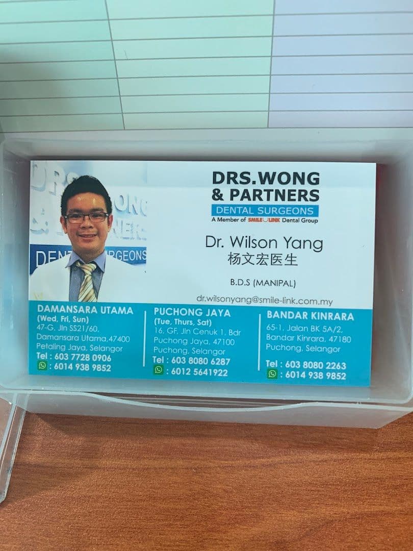 Photo 2 for Drs. Wong & Partners Dental Surgeons - Puchong Jaya